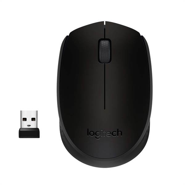 Logitech M171 Wireless Mouse, 2.4 Ghz With USB Nano Receiver